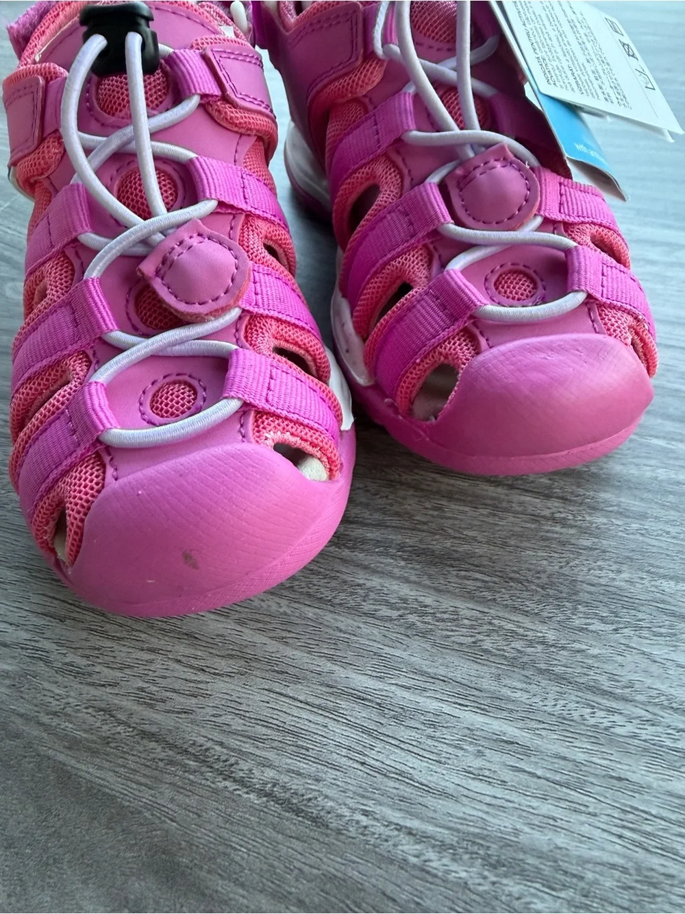 Geox Respira Girls Water Friendly Pink Hiking Sandals Water Shoes Sz 28 / 10.5US